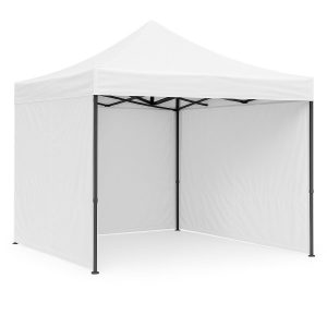Perete lateral alb 9m cort tip pavilion