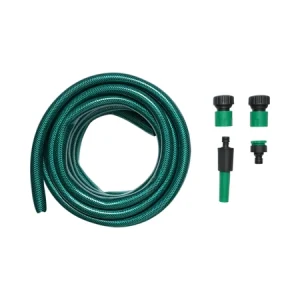 Set rola furtun gradina 19mmx7.5m cu adaptor 3/4-1/2, conectori, cap reglabil 1/2