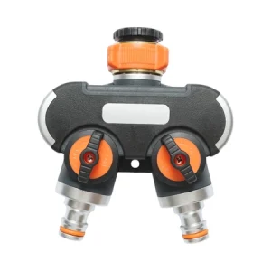 Distribuitor 2 cai cu robineti, conectori 1/2 si adaptor robinet 1/2-3/4 furtun gradina