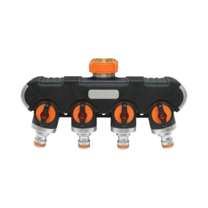Distribuitor 4 cai cu robineti, conectori 1/2 si adaptor robinet 1/2-3/4 furtun gradina