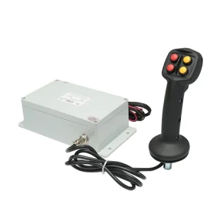 Joystick 4 butoane electric 24V cu modul de comanda