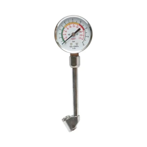 Manometru presiune anvelope analog cap dublu 0-16 bar Breckner Germany