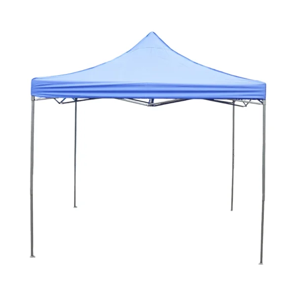 Cort tip pavilion albastru 3x3m, inaltime reglabila, pliabil