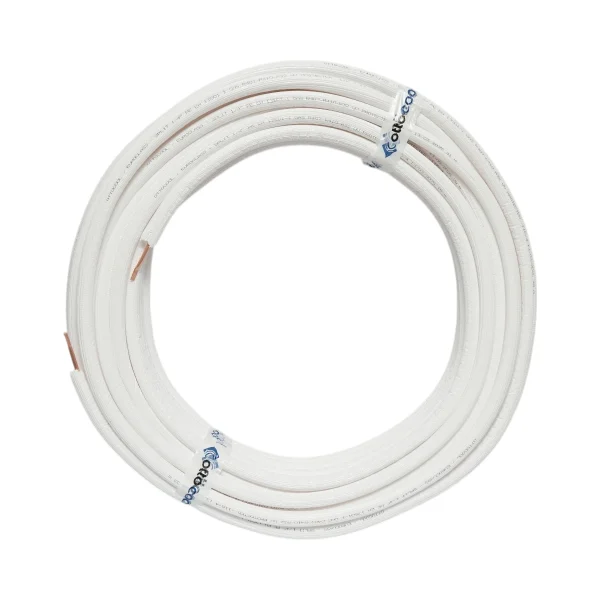 Teava cupru izolata 1/4 (6.35mm), grosime perete 0.70mm, izolatie 6mm pentru instalatii aer conditionat 50m/rola