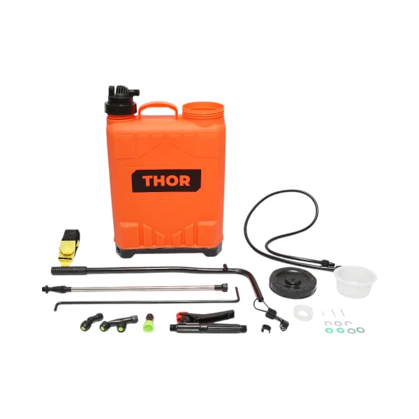 Pompa de stropit, vermorel manual cu rezervor 12L, 3 duze, presiune max. 4 bar THOR