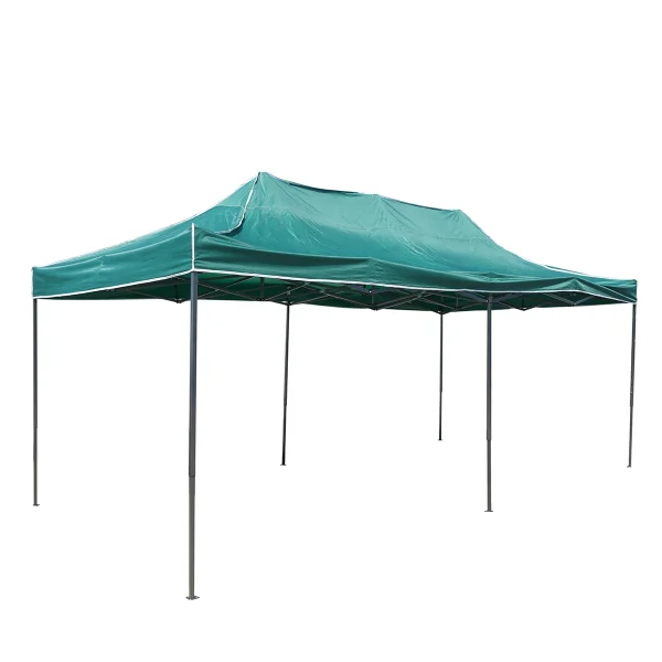 Cort tip pavilion verde 3mx6m, inaltime reglabila, pliabil Breckner Germany