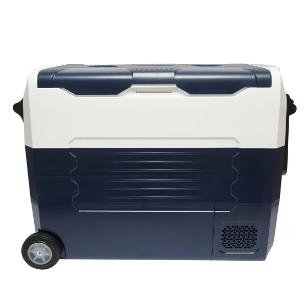 Frigider auto cu compresor 12-24-220V, 45W, capacitate 52L tip troler 726x390x513mm