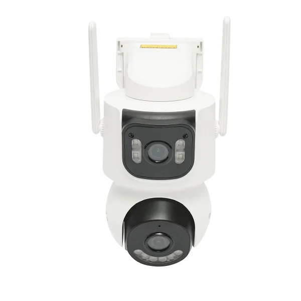 Camera supraveghere 4G, WIFI 2.4GHz cu panou solar 7.6W incarcare rapida, lentila duala 4MP, rotativa 360 PTZ cu senzor de miscare, detectie umana si aplicatie iCSee