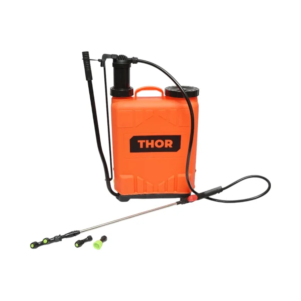 Pompa de stropit, vermorel manual cu rezervor 12L, 3 duze, presiune max. 4 bar THOR