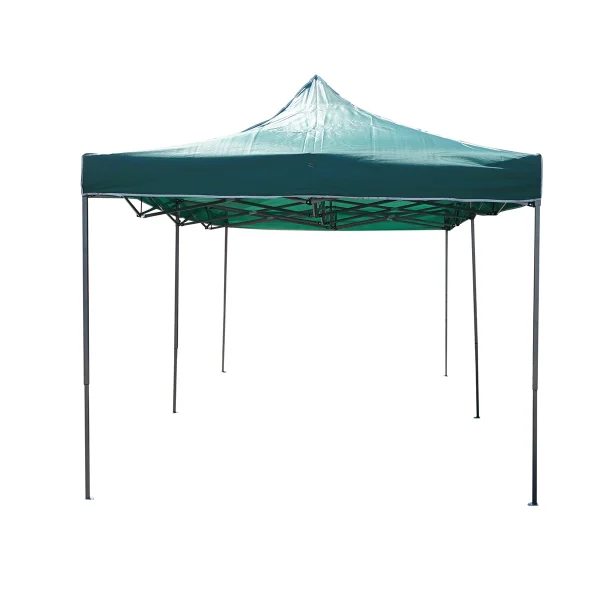 Cort tip pavilion verde 3mx6m, inaltime reglabila, pliabil Breckner Germany