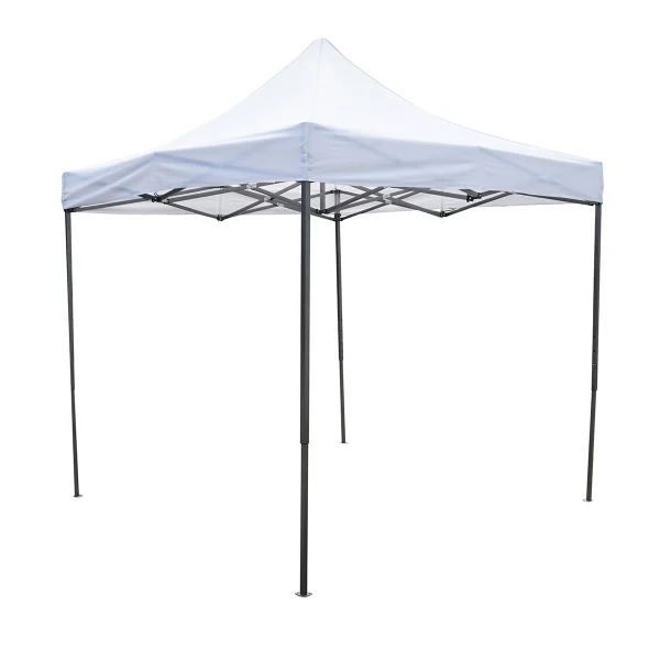 Cort tip pavilion alb 2.5mx2.5m, inaltime reglabila, pliabil Breckner Germany