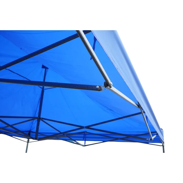 Cort tip pavilion albastru 3x4.5m, inaltime reglabila, pliabil