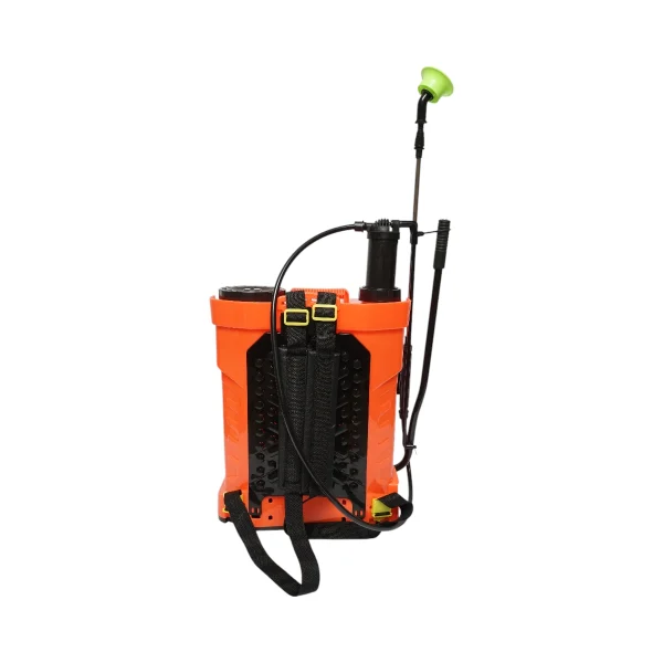 Pompa de stropit, vermorel 2 in 1 manuala si electrica cu rezervor 16L, baterie 12V/8Ah, 4 duze, debit 3.1 l/min THOR
