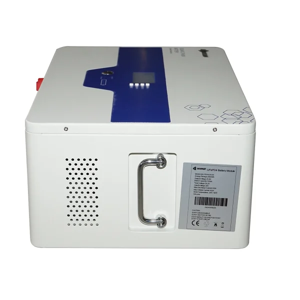 Baterie Li-ion LifePo4 25.6V, 100Ah cu BMS, deep cycle, display LCD 410x370x160mm IP54 Bourget