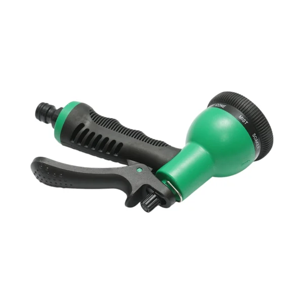 Pistol de stropit tip dus pentru gradina, reglabil 9 moduri, cupla rapida 1/2