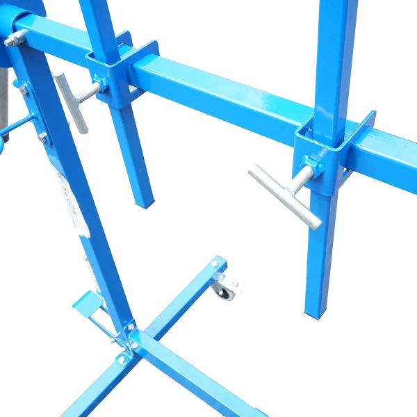 Stand rotativ mobil vopsire elemente caroserie auto cu 6 brate reglabile