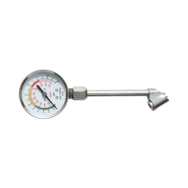 Manometru presiune anvelope analog cap dublu 0-16 bar Breckner Germany