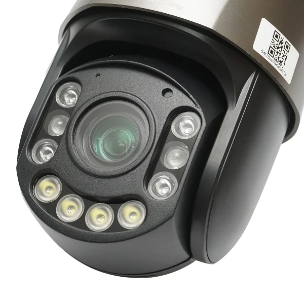 Camera de supraveghere lentila duala 6MP, WIFI P2P, rotativa 360 PTZ cu senzor de miscare, sirena, detectie umana si aplicatie iCSee