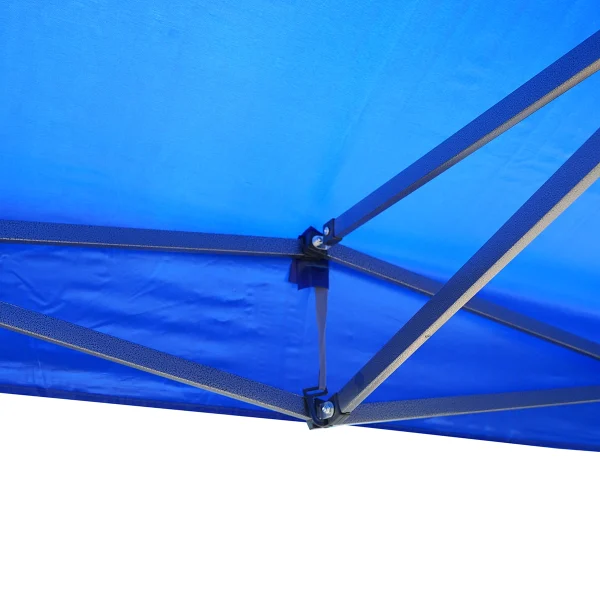 Cort tip pavilion albastru 3mx3m, inaltime reglabila, pliabil Breckner Germany