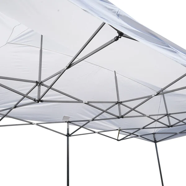 Cort tip pavilion alb 3mx6m, inaltime reglabila, pliabil Breckner Germany