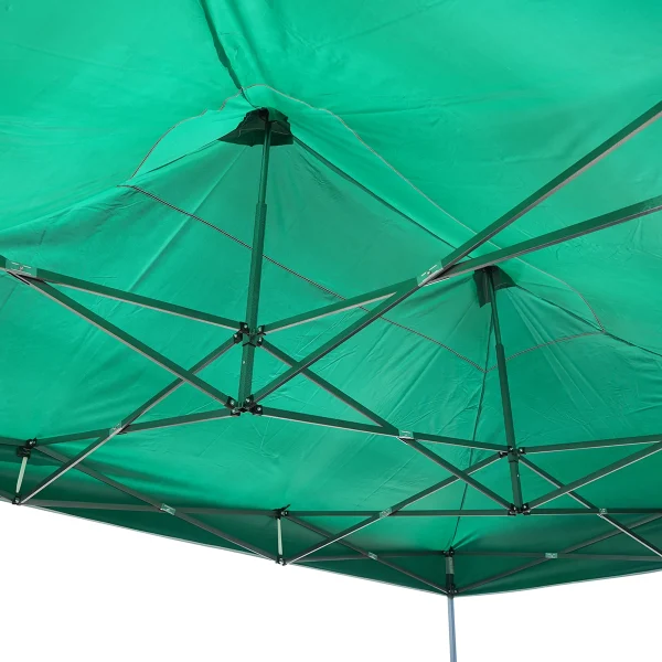 Cort tip pavilion verde 3mx4.5m, inaltime reglabila, pliabil Breckner Germany