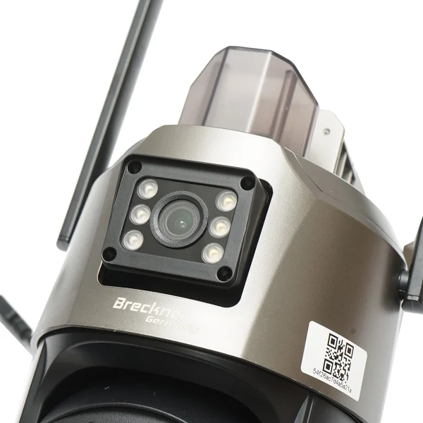 Camera de supraveghere lentila duala 6MP, WIFI P2P, rotativa 360 PTZ cu senzor de miscare, sirena, detectie umana si aplicatie iCSee