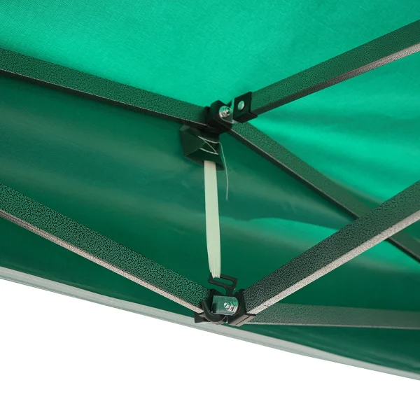 Cort tip pavilion verde 3mx4.5m, inaltime reglabila, pliabil Breckner Germany