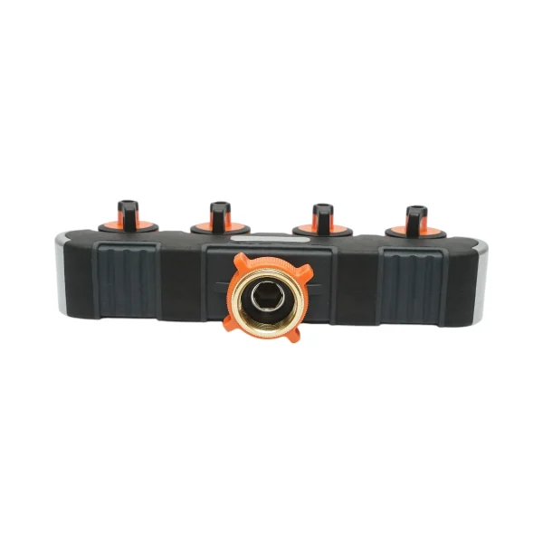 Distribuitor 4 cai cu robineti, conectori 1/2 si adaptor robinet 1/2-3/4 furtun gradina