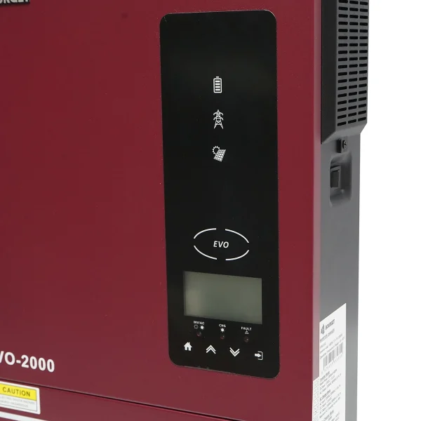 Invertor solar hybrid 1.6 KW, 12V, 80A MPPT, monofazic, OFF-GRID, EVO-2000 Bourget