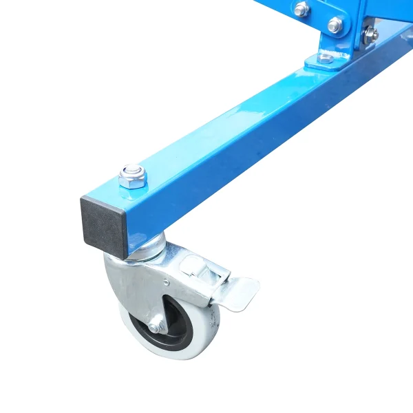 Stand rotativ mobil vopsire elemente caroserie auto cu 6 brate reglabile