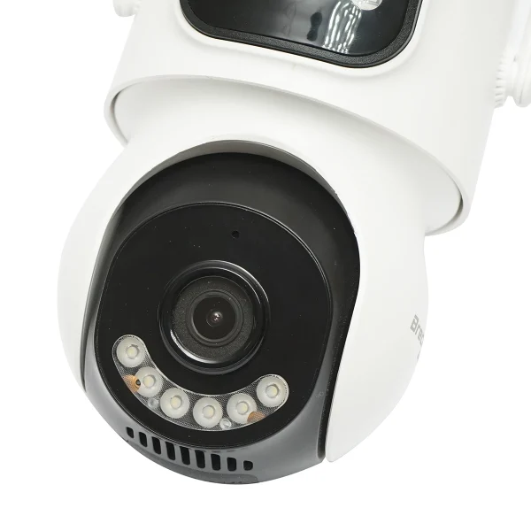 Camera supraveghere 4G, WIFI 2.4GHz cu panou solar 7.6W incarcare rapida, lentila duala 4MP, rotativa 360 PTZ cu senzor de miscare, detectie umana si aplicatie iCSee